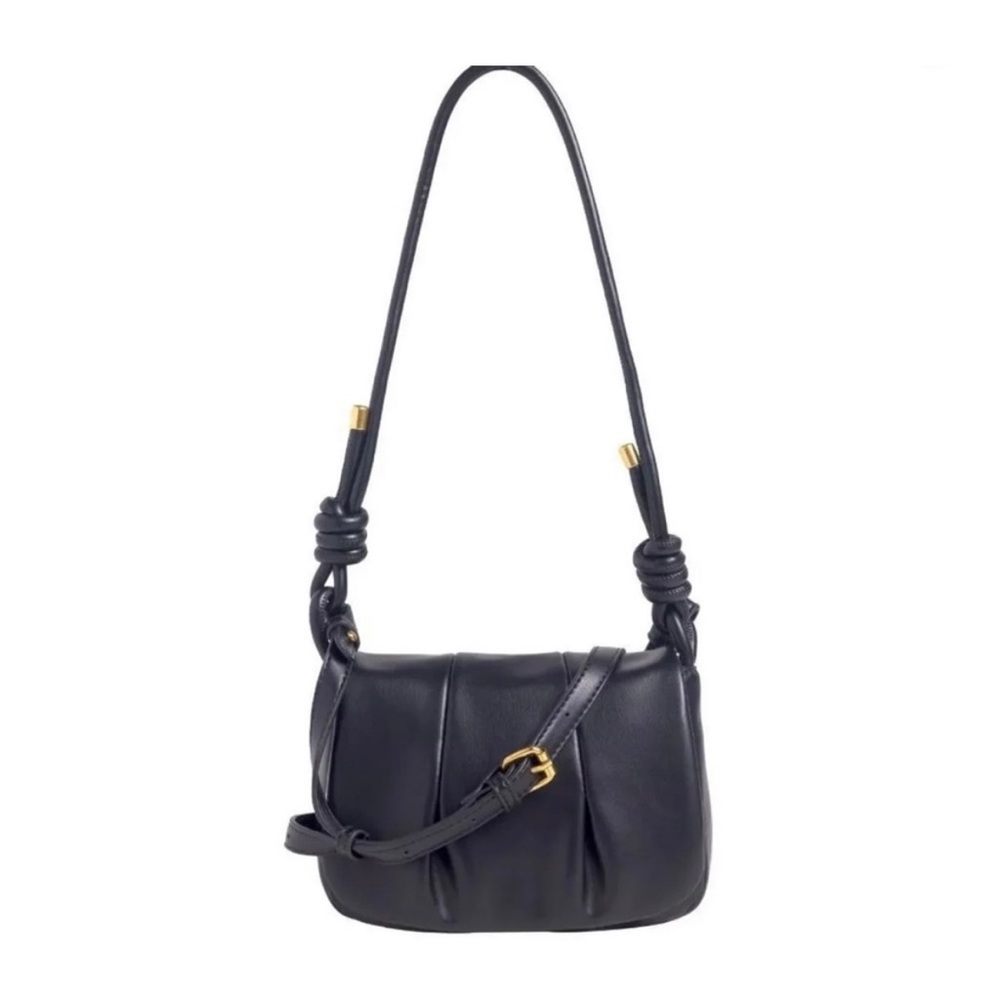 Rachel Zoe Jaquelyn Black Vegan Crossbody Purse Small Size NWT
